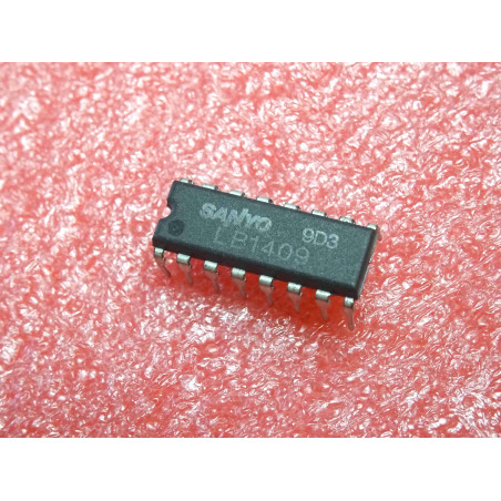 ci LB 1409 ~ ic LB1409 ~ level meter driver for 9 LEDs ~ DIP16 sanyo (PLA016)
