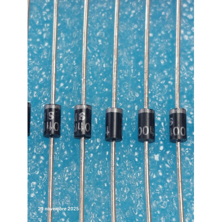Lot de 20p Diode 1N4004 1A 400V Diode de Redressement Classique   ( Q3 )
