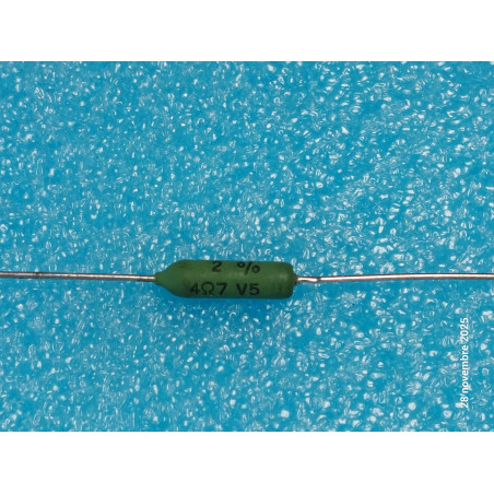 Lot x5: Résistance Bobinée 68BSI 4R7 -  4.7 ohms 2%  3watts GEKA  ( 4I3)