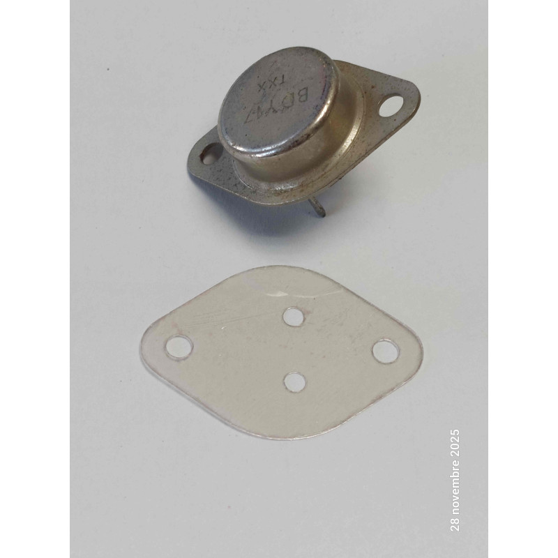 Lot de 10p Mica TO3 Pour Transistors  Isolant TO3  New Old Stock   ( 2R1 )