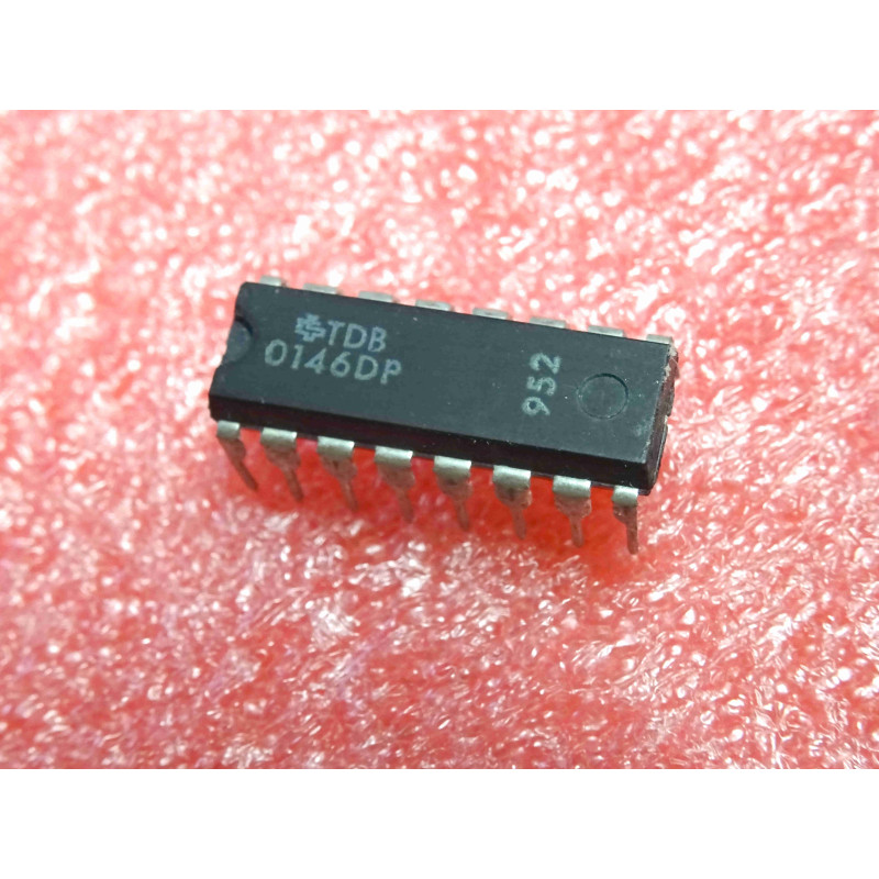 ci TDB 0146 DP ~ ic TDB0146DP (equivalent LM146, LM246, LM346) programmable quad bipolar operational amplifiers, DIP16 (PLA019)
