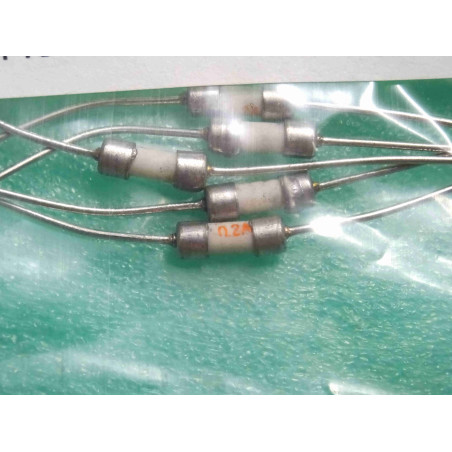 Lot de 5: pico-fusible 200mA rapide PF-R200 ~ picofuse 0.2A fast PF-F200 ~ axial Ø2.2x8.5mm (3J3)