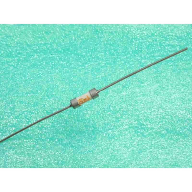 Lot de 5: pico-fusible 250mA rapide PF-R250 ~ picofuse 0.25A fast PF-F250 ~ axial Ø2.2x8.5mm (3J3)