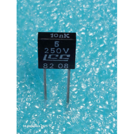 Lot x100: Condensateur Céramique Multicouches 10nF 250V 10% LCC CK05 CK06 (3J4)