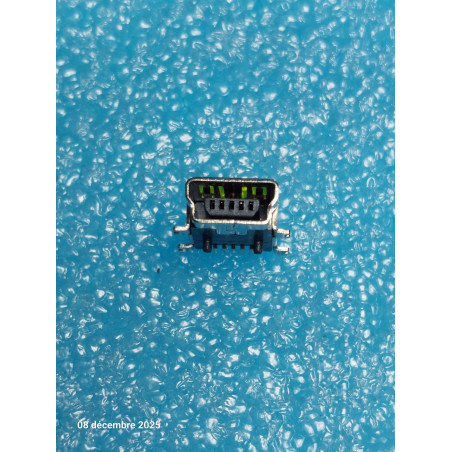 Lot de 5p Connecteurs Mini USB 2.0 B cms Mini USB type B Femelle SMD   ( Q3 )