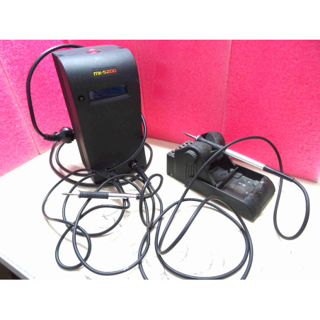 Station de Soudage (1 voie HS) + 2 Fers avec pannes et 1 Support ~ Metcal MX5200  Mx-PS5200 100-240V (L11)