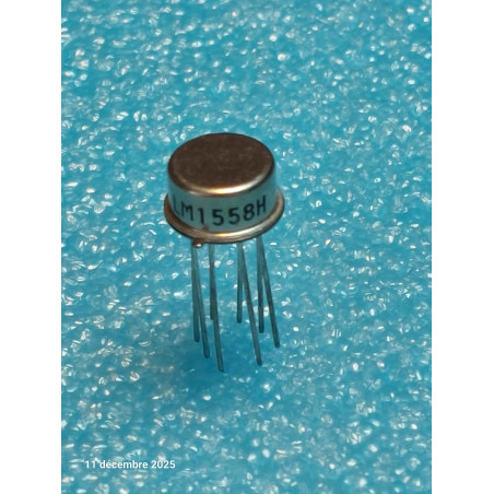 ci  LM1558H ~  ic LM1558 H  Ampli op 2V 0.5W  National Semiconductor  ( TIRO03 )