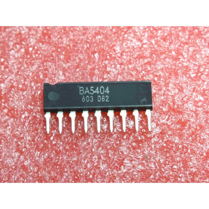 ci BA 5404 ~ ic BA5404 ~ 12v-360mW single audio power amplifier ~ SIL-9