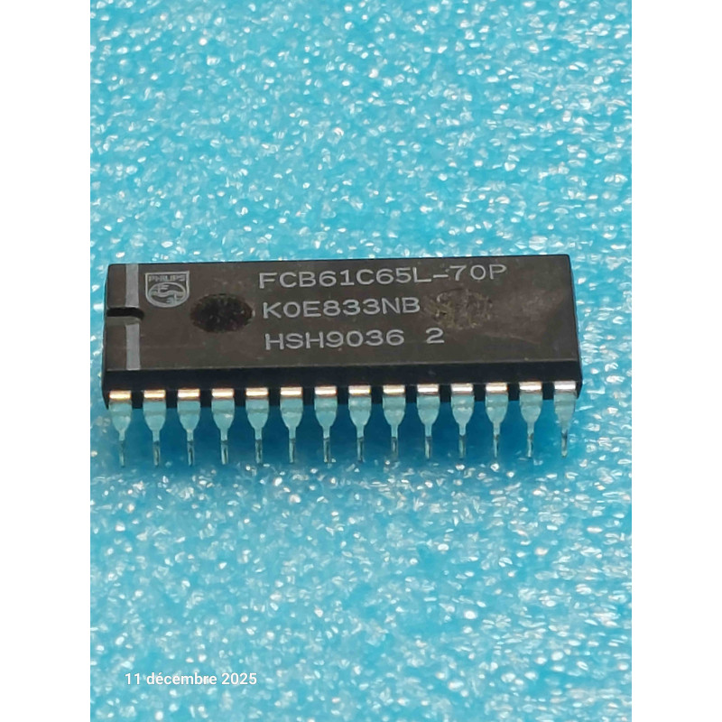 ci FCB61C65L-70P ~ ic FCB61C65L 70P ~ ci dip28  ic NOS  Philips  (  TIRO02 )