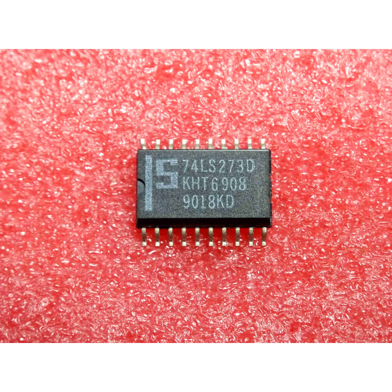 Lot x2: ci cms 74LS273 D ~ smd 74LS273D (equivalent DM74LS273WM) octal D-type positive-edge-triggered Flip-Flop with clear(5I1)