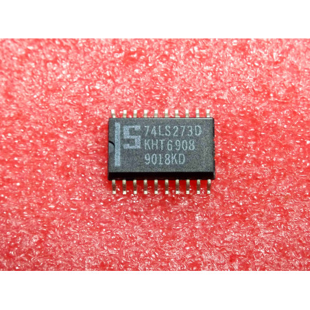 Lot x2: ci cms 74LS273 D ~ smd 74LS273D (equivalent DM74LS273WM) octal D-type positive-edge-triggered Flip-Flop with clear(5I1)