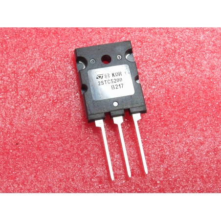 transistor 2STC 5200 ~ 2STC5200 high power NPN epitaxial planar bipolar transistor for linear amplifier ~ Uce 230v, Ic 15A(5Q2)