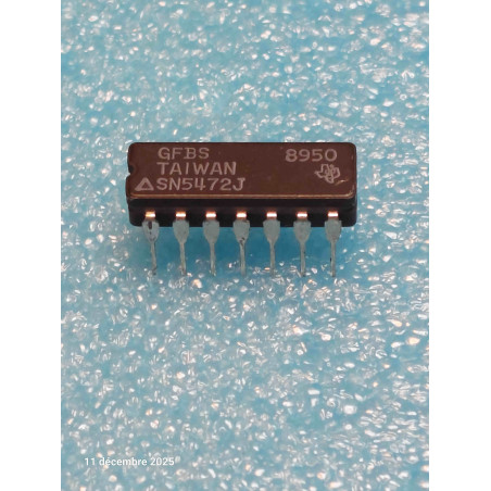 ci SN5472J ~ ic SN 5472 J ~ ci dip14 TTL Céramique NOS texas  ( PLA043 )