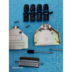 Connecteur Sub-d 25pts DB25...