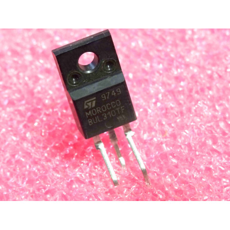 transistor BUL 310 TF ~ BUL310TF high voltage fast-switching NPN power transistor ~ Uce0 500V , Ic 5A , 35W (5Q1)