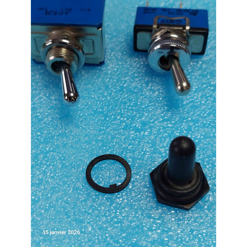 2 Capuchons Etanche Apem pour inter Série 600 639H 646SH 631SH etc.. pour 12mm