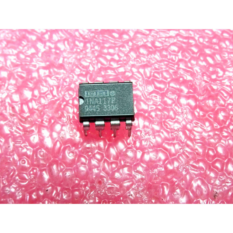 ci INA 117 P ~ ic INA117P ~ high common-mode voltage difference amplifier ~ DIL-8 , burr-brown (tiro 03)