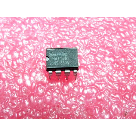 ci INA 117 P ~ ic INA117P ~ high common-mode voltage difference amplifier ~ DIL-8 , burr-brown (tiro 03)