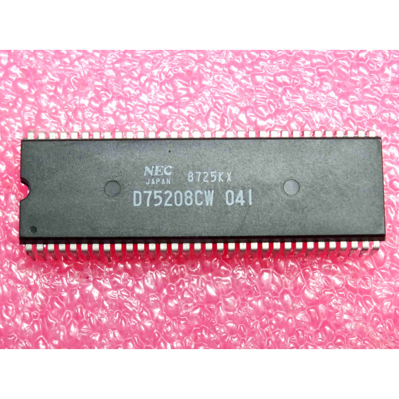 ci µPD 75208 CW -041 ~ ic uPD75208CW-041 (marked D75208CW 041) 4-bit single-chip microcomputer ~ DIL-64 , nec (PLA009)