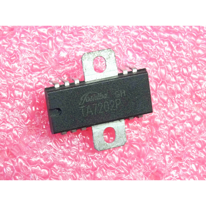 ci TA 7202 P ~ ic TA7202P ~ audio amplifier 6.5W (23V , 8-ohm) ~ 10-DIP+a , toshiba (PLA010)