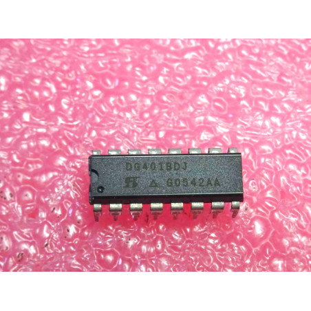 ci DG 401 BDJ ~ ic DG401BDJ ~ low-power, high-speed CMOS analog switches ~ DIP16 , intersil (PLA010)