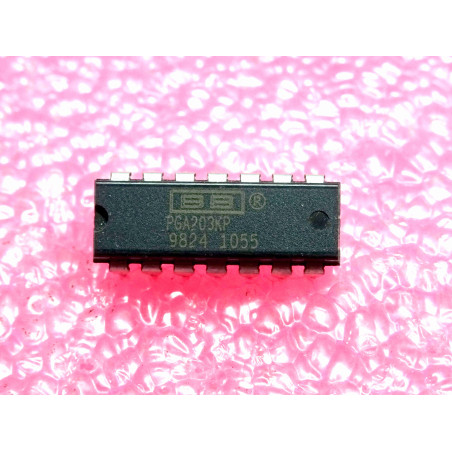 ci PGA 203 KP ~ PGA203KP digitally controlled programmable-gain (binary model~gain of 1,2,4,8)instrumentation amplifier(PLA010)