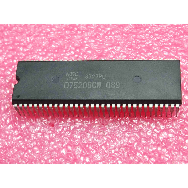ci µPD 75208 CW -089 ~ ic uPD75208CW-089 (marked D75208CW 089) 4-bit single-chip microcomputer ~ DIL-64 , nec (PLA014)