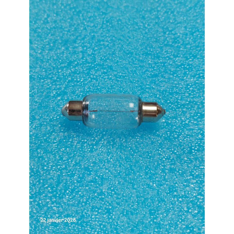 Lot x2: lampe navette pilot 24V 10W ~ 42x14mm ~ Ampoule Camion Fourgon..  ( Q4 )