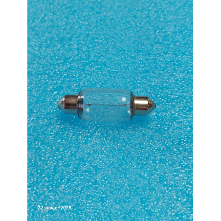 Lot x2: lampe navette pilot 24V 10W ~ 42x14mm ~ Ampoule Camion Fourgon..  ( Q4 )