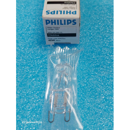 Lampe Clickline 40W G9 230V CL Philips Ampoule Halogne halogen 230V   ( Q4 )