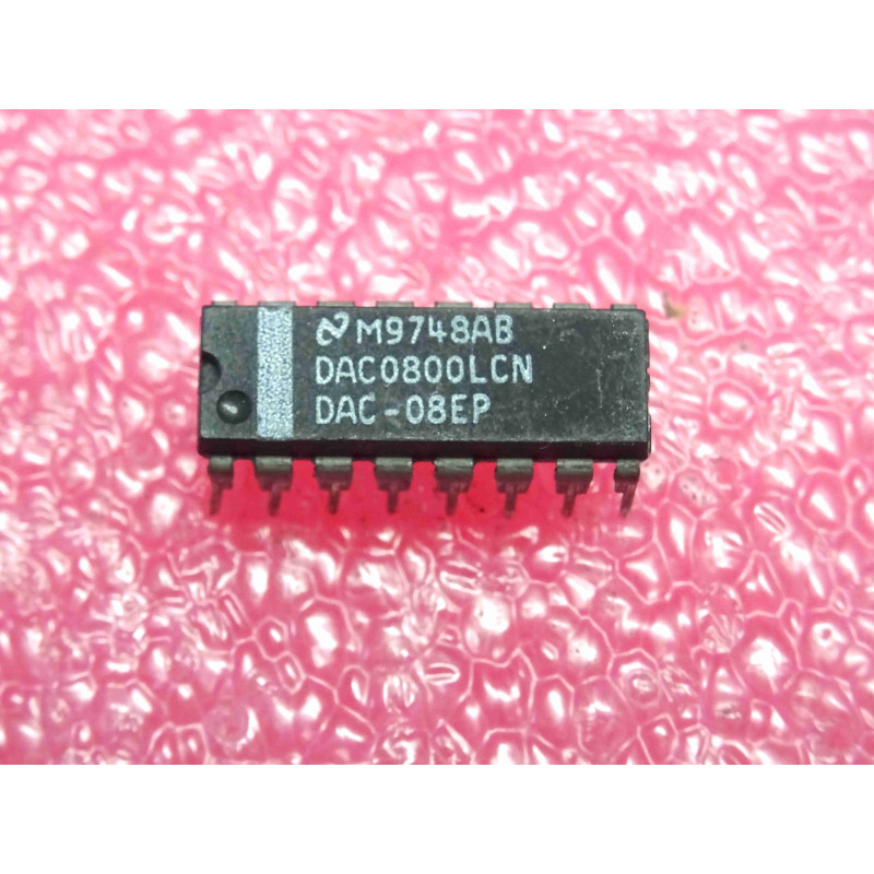 ci DAC 0800 LCN ~ ic DAC0800LCN ~ 8-bit digital-to-analog converter ~ DIP-16 (PLA023)