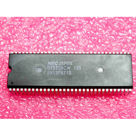 ci µPD 75208 CW -195 ~ ic uPD75208CW-195 (marked D75208CW 195) 4-bit single-chip microcomputer ~ DIL-64 (PLA033)