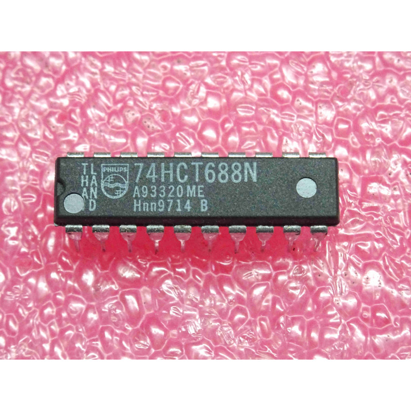 ci 74HCT688 N ~ ic 74HCT688N ~ 8-bit magnitude comparator ~ DIL-20 , philips (PLA033)