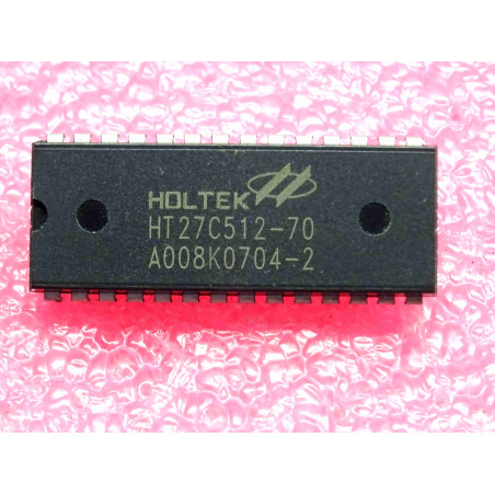 ci HT 27C512 -70 ~ ic HT27C512-70 ~ OTP CMOS 64Kx 8-Bit EPROM , 70ns ~ DIL-28 , Holtek Semiconductor (PLA034)