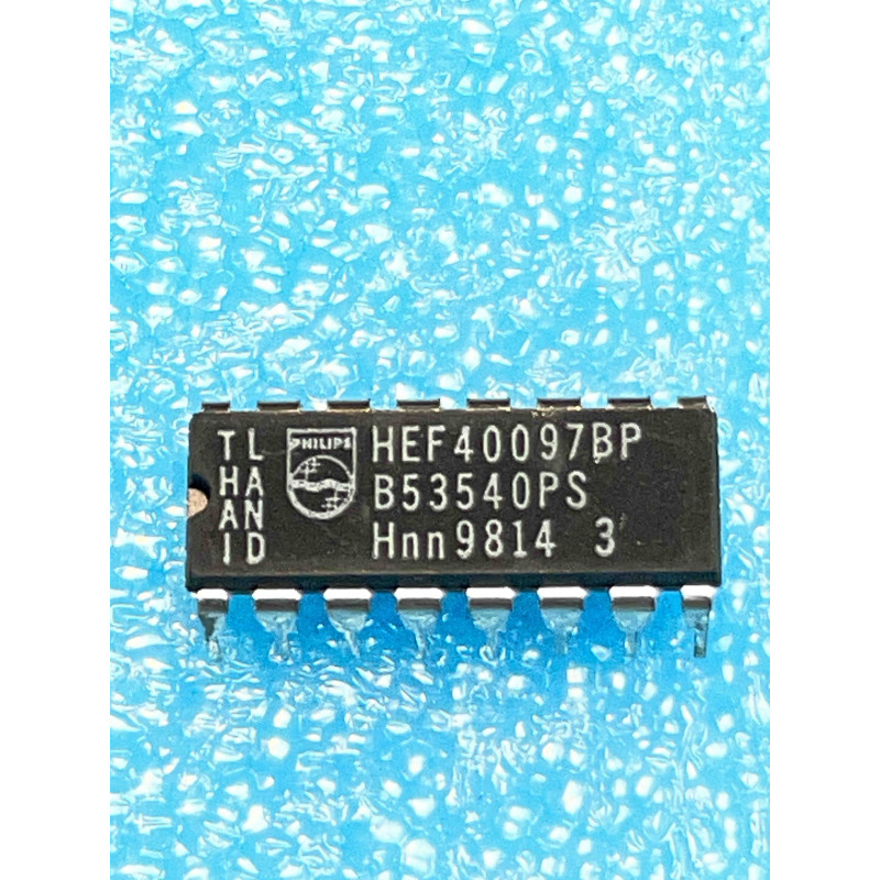 ci HEF40097BP ~ ic HEF40097 BP dip16 cmos 40097 équivalent MC140097 cd40097 (TIRO9)