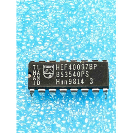 ci HEF40097BP ~ ic HEF40097 BP dip16 cmos 40097 équivalent MC140097 cd40097 (TIRO9)