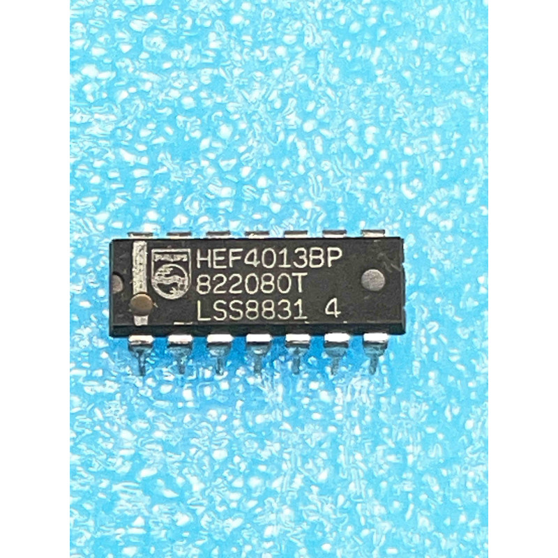 Lot de 2 ci HEF4013BP ~ ic HEF4013 BP dip16 4013 HCF4013  MC14013 CD4013 (TIRO9)