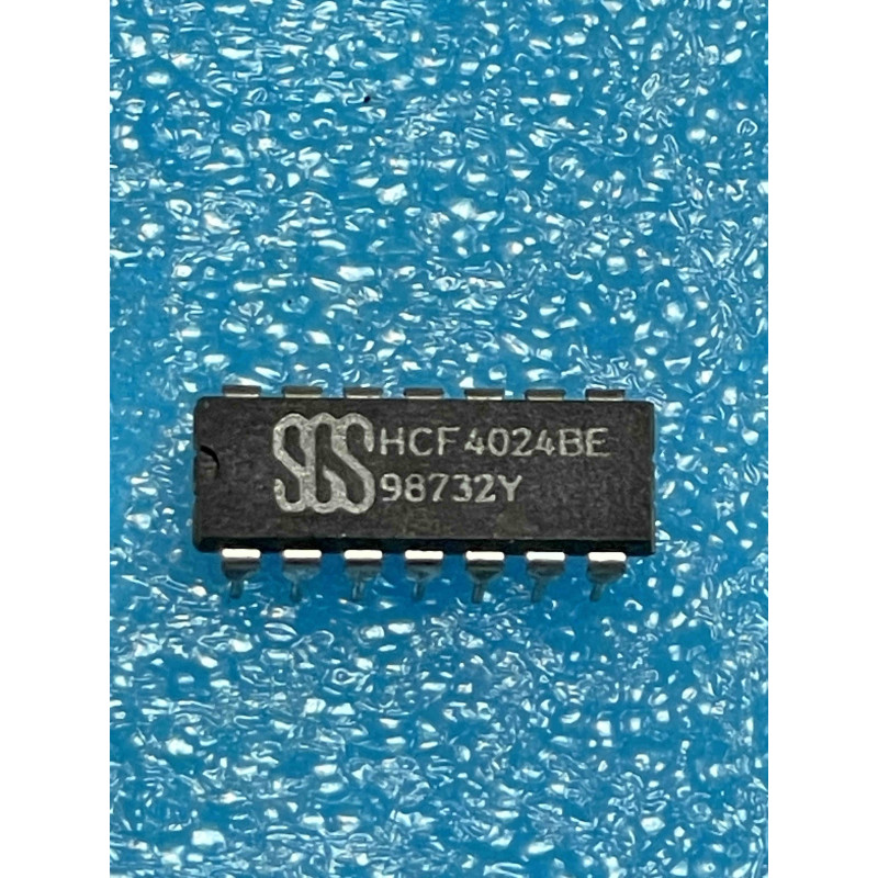 Lot 2 ci HCF4024BE ~ ic HCF4024 BE dip14 4024 HEF4024 MC14024 CD4024 ( TIRO9 )
