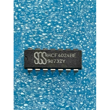 Lot 2 ci HCF4024BE ~ ic HCF4024 BE dip14 4024 HEF4024 MC14024 CD4024 ( TIRO9 )