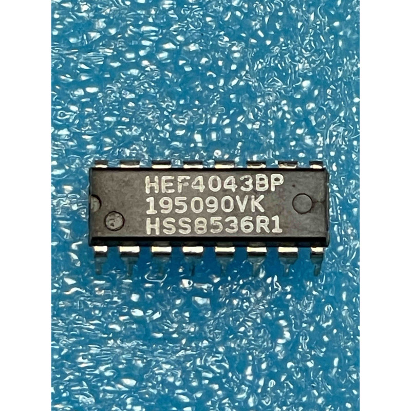 Lot de 2 ci HEF4043BP ~ ic HEF4043 BP dip16 4043 HCF4043 MC14043 CD4043 (TIRO9)
