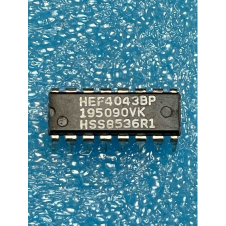 Lot de 2 ci HEF4043BP ~ ic HEF4043 BP dip16 4043 HCF4043 MC14043 CD4043 (TIRO9)