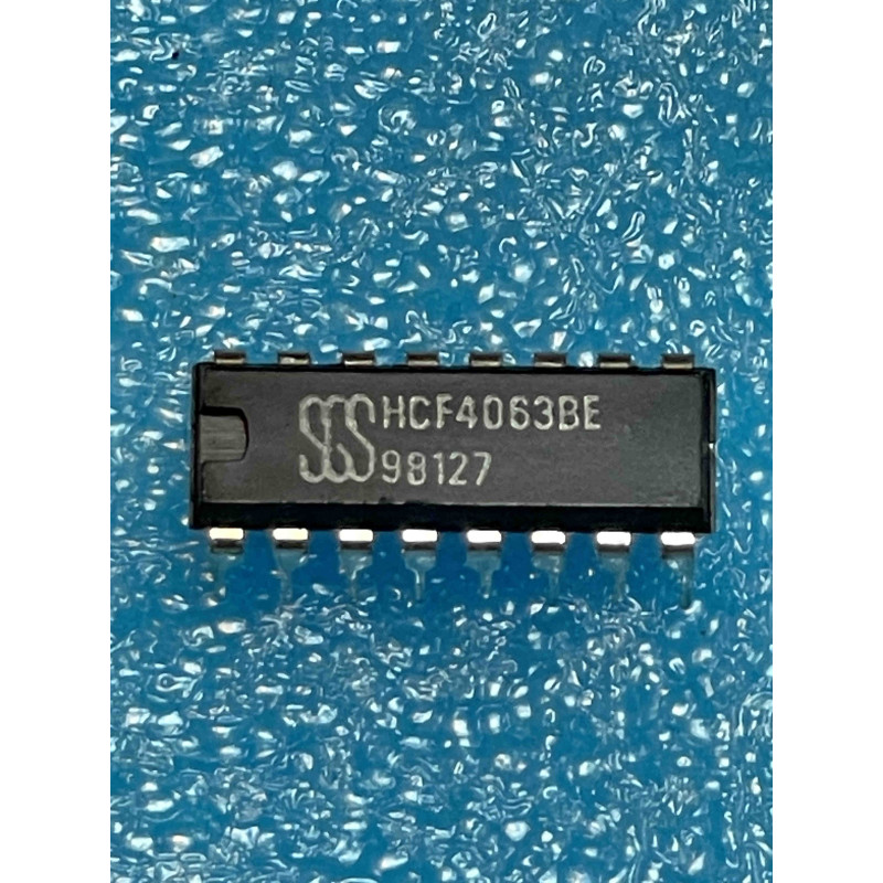 Lot 2 ci HCF4063BE ~ ic HCF4063 BE dip16 4063 HEF4063  MC14063 CD4063 ( TIRO9 )