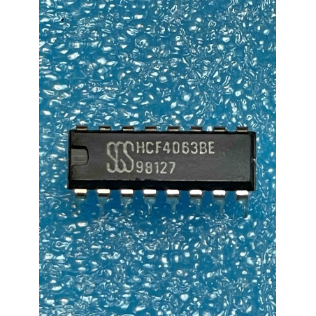 Lot 2 ci HCF4063BE ~ ic HCF4063 BE dip16 4063 HEF4063  MC14063 CD4063 ( TIRO9 )