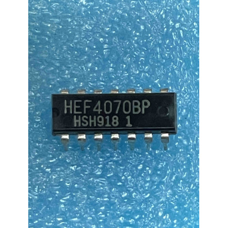 Lot de 2 ci HEF4070BP ~ ic HEF4070 BP dip14 4070 HCF4070 MC14070 CD4070 (TIRO9)