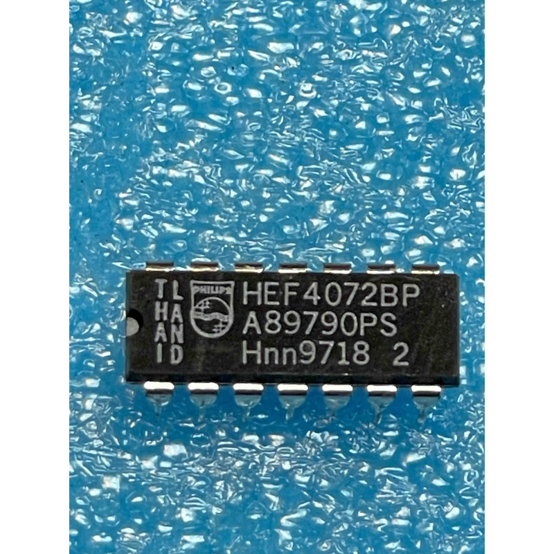 Lot de 2 ci HEF4072BP ~ ic HEF4072 BP dip14 4072 HCF4072 MC14072 CD4072 (TIRO9)