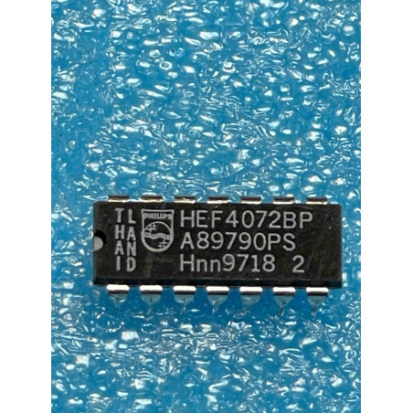 Lot de 2 ci HEF4072BP ~ ic HEF4072 BP dip14 4072 HCF4072 MC14072 CD4072 (TIRO9)