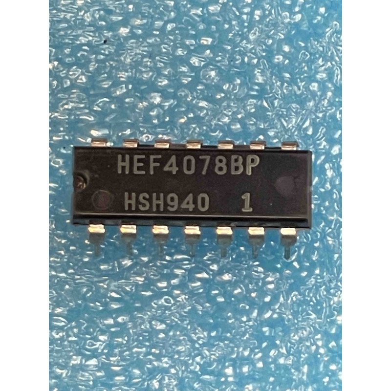 Lot de 2 ci HEF4078BP ~ ic HEF4078 BP dip14 4078 HCF4078 MC14078 CD4078 (TIRO9)