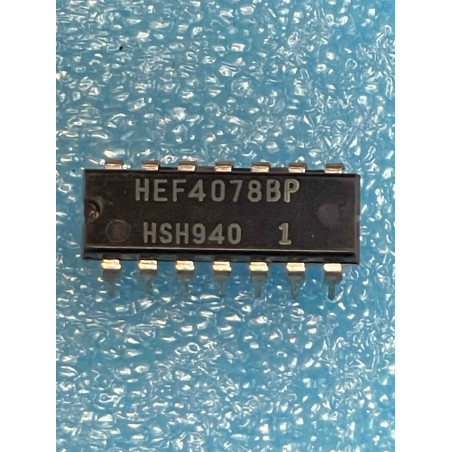 Lot de 2 ci HEF4078BP ~ ic HEF4078 BP dip14 4078 HCF4078 MC14078 CD4078 (TIRO9)
