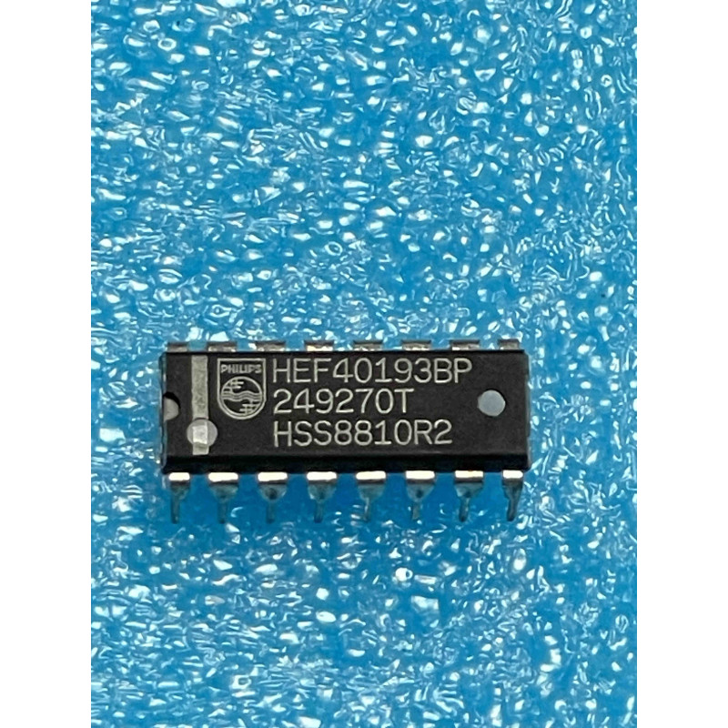 Lot de 2 ci HEF40193BP ~ ic HEF40193 BP dip16 40193 HCF40193 MC140193 CD40193 (TIRO9)