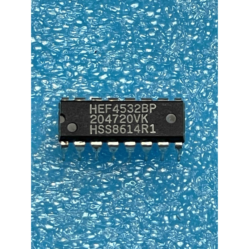 Lot de 2 ci HEF4532BP ~ ic HEF4532 BP dip16 4532 HCF4532 MC14532 CD4532 (TIRO9)